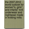 The 2007-2012 World Outlook for Women''s, Girls'', and Infants'' Knit Underwear and Nightwear Made in Knitting Mills door Inc. Icon Group International