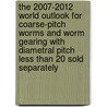 The 2007-2012 World Outlook for Coarse-Pitch Worms and Worm Gearing with Diametral Pitch Less Than 20 Sold Separately door Inc. Icon Group International