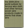 The 2009-2014 World Outlook for Ferrous Wire Cloth and Other Ferrous Woven Wire Products Made in Plants That Draw Wire by Inc. Icon Group International