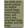 The 2009-2014 World Outlook for Leather Casual Bags, Unstructured Totes, Soft Carry-Ons, Overnight Bags, Duffels, and Roll Bags door Inc. Icon Group International
