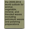 The 2009-2014 World Outlook for Animal, Vegetable, Mineral, and Blended Waxes Excluding Petroleum Waxes and Polishing Preparations door Inc. Icon Group International