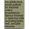 The 2009-2014 World Outlook for Finished Cotton Broadwoven Fabrics Finished in Weaving Mills Excluding Plain, Twill, and Pile Weaves by Inc. Icon Group International