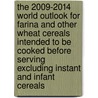 The 2009-2014 World Outlook for Farina and Other Wheat Cereals Intended to Be Cooked before Serving Excluding Instant and Infant Cereals door Inc. Icon Group International
