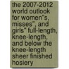 The 2007-2012 World Outlook for Women''s, Misses'', and Girls'' Full-Length, Knee-Length, and below the Knee-Length Sheer Finished Hosiery door Inc. Icon Group International