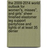 The 2009-2014 World Outlook for Women''s, Misses'', and Girls'' Sheer Finished Elastomer Leg Support Pantyhose and Tights of at Least 35 Denier door Inc. Icon Group International