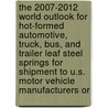 The 2007-2012 World Outlook for Hot-Formed Automotive, Truck, Bus, and Trailer Leaf Steel Springs for Shipment to U.S. Motor Vehicle Manufacturers or by Inc. Icon Group International