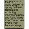 The 2007-2012 World Outlook for Spring Mattress Foundations Excluding Innerspring Units and Foundations Incorporated into Hybrid-Type Flotation Sleep door Inc. Icon Group International