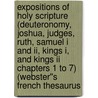 Expositions Of Holy Scripture (deuteronomy, Joshua, Judges, Ruth, Samuel I And Ii, Kings I, And Kings Ii Chapters 1 To 7) (webster''s French Thesaurus door Inc. Icon Group International