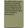 The 2007-2012 World Outlook for Finished Manmade Fiber and Silk Broadwoven Pile Fabrics Made from at Least 85-Percent Spun Yarn Finished in Weaving Mi by Inc. Icon Group International