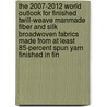 The 2007-2012 World Outlook for Finished Twill-Weave Manmade Fiber and Silk Broadwoven Fabrics Made from at Least 85-Percent Spun Yarn Finished in Fin door Inc. Icon Group International