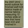 The 2007-2012 World Outlook for Finished Weft Knit Fabrics Made of Narrow Fabrics Measuring 12 Inches Wide or Less That Have Been Knit and Finished in door Inc. Icon Group International