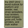 The 2007-2012 World Outlook for Platform and Seeder, Reel, Straw Spreaders, Load Levelers, Weed Stripper, Grate Unit, Knife Grinders, and Stalk Walker door Inc. Icon Group International