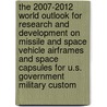 The 2007-2012 World Outlook for Research and Development on Missile and Space Vehicle Airframes and Space Capsules for U.S. Government Military Custom door Inc. Icon Group International