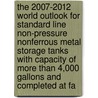 The 2007-2012 World Outlook for Standard Line Non-Pressure Nonferrous Metal Storage Tanks with Capacity of More Than 4,000 Gallons and Completed at Fa door Inc. Icon Group International
