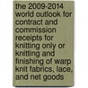 The 2009-2014 World Outlook for Contract and Commission Receipts for Knitting Only or Knitting and Finishing of Warp Knit Fabrics, Lace, and Net Goods by Inc. Icon Group International