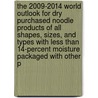 The 2009-2014 World Outlook for Dry Purchased Noodle Products of All Shapes, Sizes, and Types with Less Than 14-Percent Moisture Packaged with Other P door Inc. Icon Group International