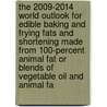 The 2009-2014 World Outlook for Edible Baking and Frying Fats and Shortening Made from 100-Percent Animal Fat or Blends of Vegetable Oil and Animal Fa by Inc. Icon Group International