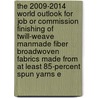 The 2009-2014 World Outlook for Job or Commission Finishing of Twill-Weave Manmade Fiber Broadwoven Fabrics Made from at Least 85-Percent Spun Yarns E door Inc. Icon Group International