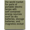 The World Market for Parts of Portable Electric Lamps with Self-Contained Energy Sources Such As Dry Batteries, Storage Batteries, and Magnetos Exclud door Inc. Icon Group International