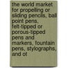 The World Market for Propelling or Sliding Pencils, Ball Point Pens, Felt-Tipped or Porous-Tipped Pens and Markers, Fountain Pens, Stylographs, and Ot door Inc. Icon Group International