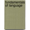 Fundamentals of language door Jakobson
