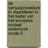 De vertaalprocedure in Vlaanderen in het kader van het Europees Sociaal Onderzoek - Ronde 5