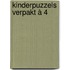 Kinderpuzzels verpakt à 4