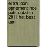Extra loon opnemen: hoe pakt u dat in 2011 het best aan door VanRyckeghem