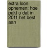 Extra loon opnemen: hoe pakt u dat in 2011 het best aan by VanRyckeghem