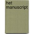 Het manuscript