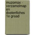 Muzomax - verzamelmap en doelenfiches 1e graad