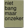 Niet bang maar onzeker by R. Spithoven