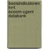 Basisindicatoren HRRF. ECOOM-UGent databank