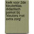 KWIK voor 2de kleuterklas. Didactisch pakket bij 'Kleuters met extra zorg'