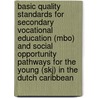 Basic quality standards for secondary vocational education (mbo) and social opportunity pathways for the young (skj) in the Dutch Caribbean door Inspectie van het Onderwijs