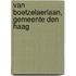 Van Boetzelaerlaan, gemeente Den Haag