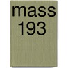 Mass  193 door Massachusetts. Supreme Judicial Court