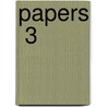 Papers  3 by Gaelic Society of Glasgow