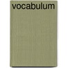 Vocabulum door George W. Matsell