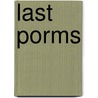 Last Porms door Edward Thomas