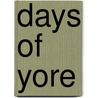 Days Of Yore door Sarah Tytler