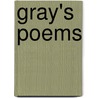 Gray's Poems by Thomas Gray