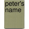Peter's Name door Telesphor Smyth-Vaudry