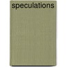 Speculations door T.E. Hulme