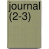 Journal (2-3) door Anthropological Society of London