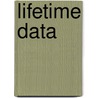 Lifetime Data door Nicholas P. Jewell