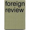 Foreign Review door General Books