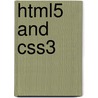 Html5 And Css3 door Brian P. Hogan
