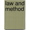 Law and Method door Bart van Klink