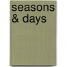 Seasons & Days door Thomas McIntyre